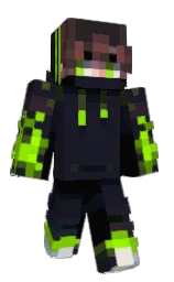 steel gray and woodsmoke Minecraft skin — Classic model — first worn by Nonstop_TV