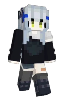 Front of meidohera's skin