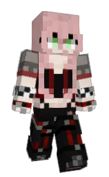 rose fog and cod gray Minecraft skin — Slim model — first worn by AstorYosi