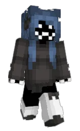black and dune Minecraft skin — Slim model — first worn by CynthiaTwT