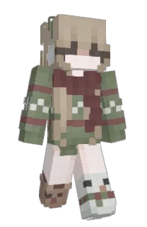 Front of orquiidea's skin