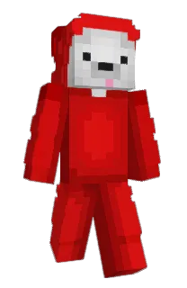 Front of B3ski's skin