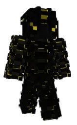 rangoon green and cod gray Minecraft skin — Slim model — first worn by THEDARKCREEPER1
