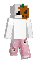 Minecraft-Skin in white und wild sand — Modell: Schmal