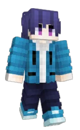 Creepcam's Minecraft skin wearing the Pan cape