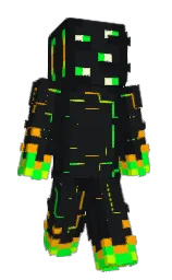 shark and woodsmoke Minecraft skin — Slim model