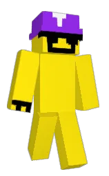TopoNican's Minecraft skin wearing the 15th Anniversary cape
