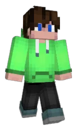 cashmere and pastel green Minecraft skin — Classic model — first worn by NathanDMaceG
