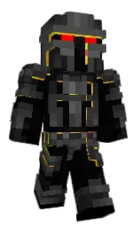 black and sun Minecraft skin — Classic model