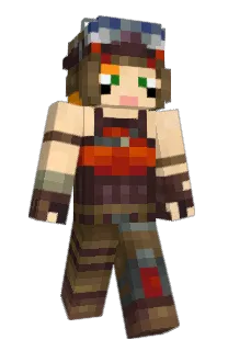 Front of Enitre's skin