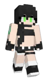 karry and white Minecraft skin — Slim model