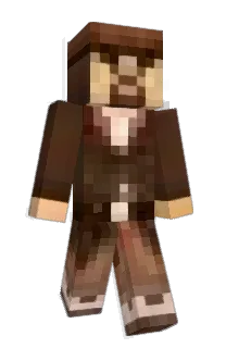 Front of Albuman's skin