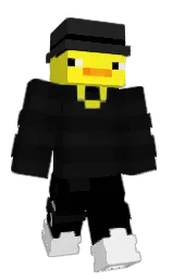 black and cod gray Minecraft skin — Classic model — first worn by WJAR2013