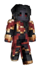 coffee bean and black Minecraft skin — Slim model — first worn by Vulpes_Pulpes