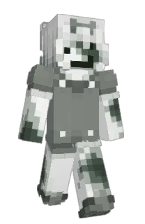 Front of Fruik's skin