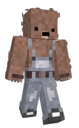 beaver and toast Minecraft skin — Classic model — first worn by bubiz