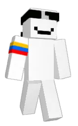 frostCOL's Minecraft skin wearing the Hero cape