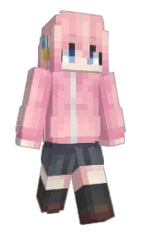 lavender pink and carissma Minecraft skin — Slim model — first worn by ccclxue