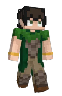 Front of oldbog's skin