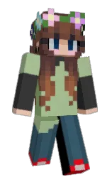 swamp green and congo brown Minecraft skin — Slim model