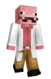 Front of stinkieman's skin