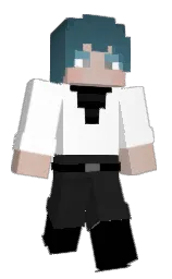 white and mine shaft Minecraft skin — Classic model