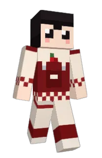 Front of Aleehn's skin