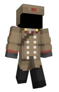 Front of slraat's skin
