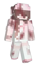 clear day and vista white Minecraft skin — Slim model — first worn by punkahprincess