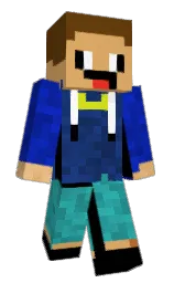 Wobblyrob22's Minecraft skin wearing the MCC 15th Year cape