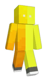golden fizz and gold Minecraft skin — Slim model — first worn by InfernoCharge