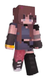 ferra and eggplant Minecraft skin — Slim model — first worn by Trip_it