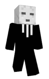 8Eiight's Minecraft skin wearing the Menace cape