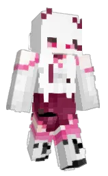 white and alto Minecraft skin — Slim model — first worn by itsynyx