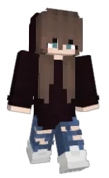 Amxli's Minecraft skin wearing the Migrator cape