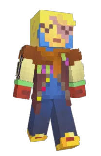 Front of telegrammatic's skin