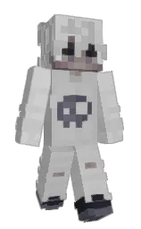 silver and alto Minecraft skin — Slim model