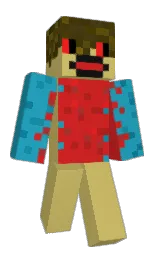 laser and cardinal Minecraft skin — Classic model — first worn by g7mbue