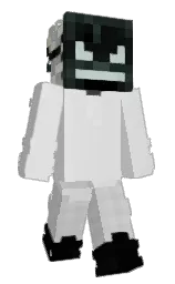 mercury and silver Minecraft skin — Slim model