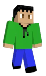 forest green and golden fizz Minecraft skin — Classic model — first worn by GoofyCode