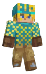 jungle green and cape palliser Minecraft skin — Classic model — first worn by pedrohschv