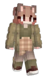 sandal and domino Minecraft skin — Slim model