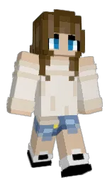 pearl bush and cameo Minecraft skin — Slim model — first worn by SarF62