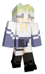 daa_da's Minecraft skin wearing the 15th Anniversary cape