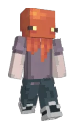 river bed and chestnut Minecraft skin — Slim model — first worn by squidpringles_
