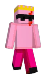 carnation pink and pink salmon Minecraft skin — Classic model