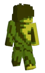 madras and green leaf Minecraft skin — Slim model