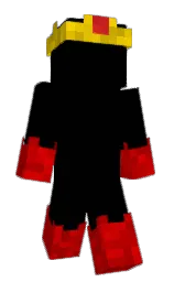black and guardsman red Minecraft skin — Classic model — first worn by Lara2050
