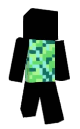 mint green and ice cold Minecraft skin — Slim model