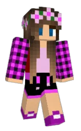 Navena's Minecraft skin wearing the Migrator cape